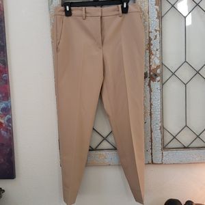 Helmut Lang  Slacks size 4 raw hem tan